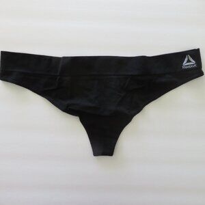 (#129) Reebok Black Thong Underwear Panties Size 2X